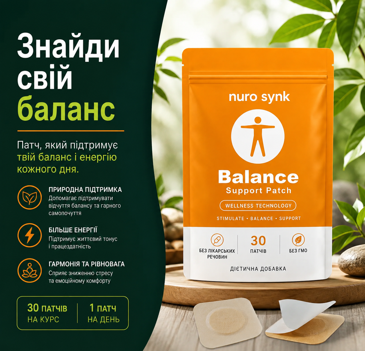 Nuro Synk Balance Support Pacth