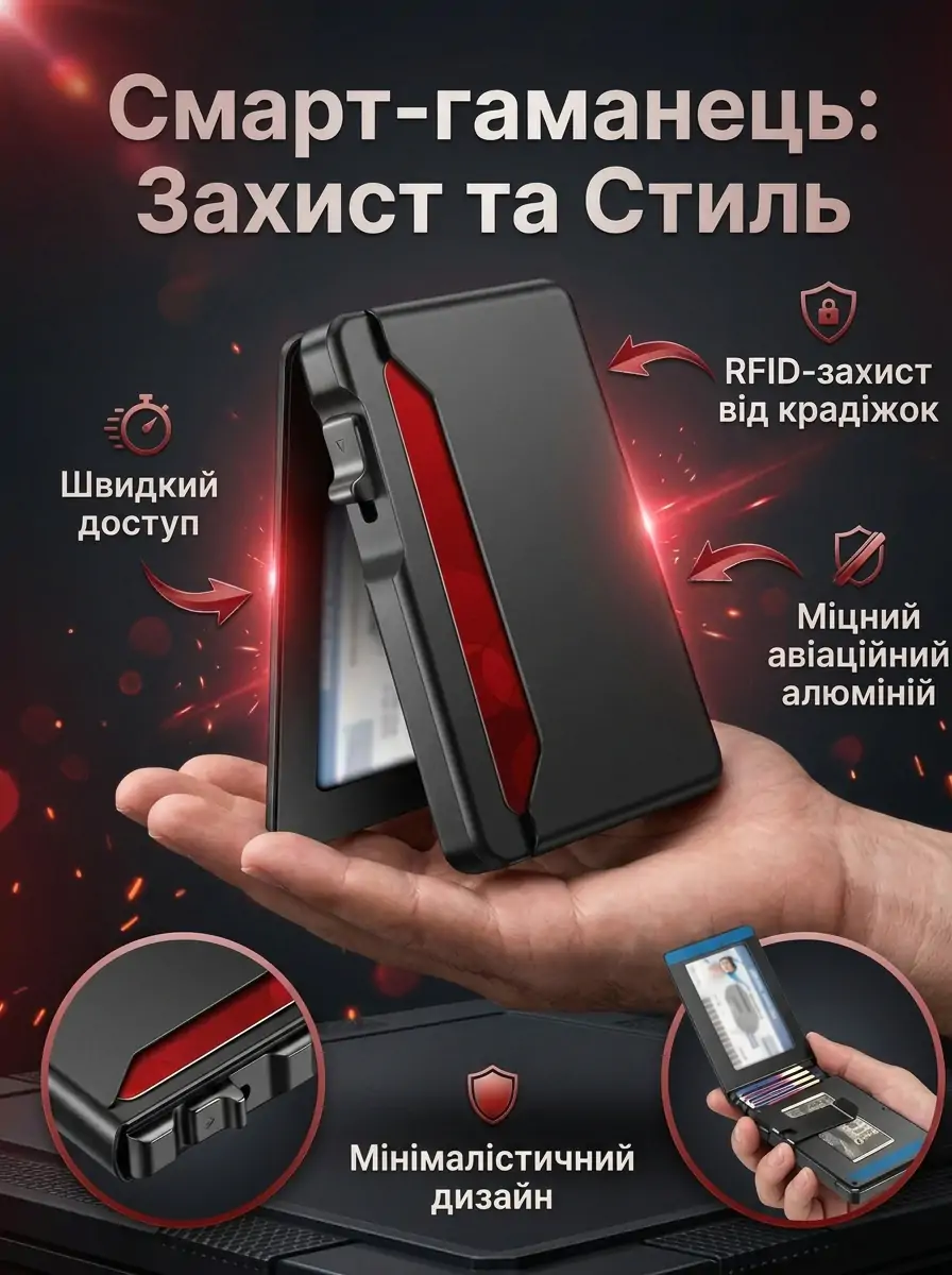 Смарт-гаманець: Захист та Стиль